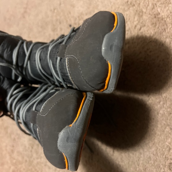 - Dr. Scholls Lace Up Alpine Winter Boots, color: Gray & Orange, Womens 7 … - Picture 10 of 14